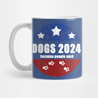 Vote Dogs 2024 Political  2024 Mug